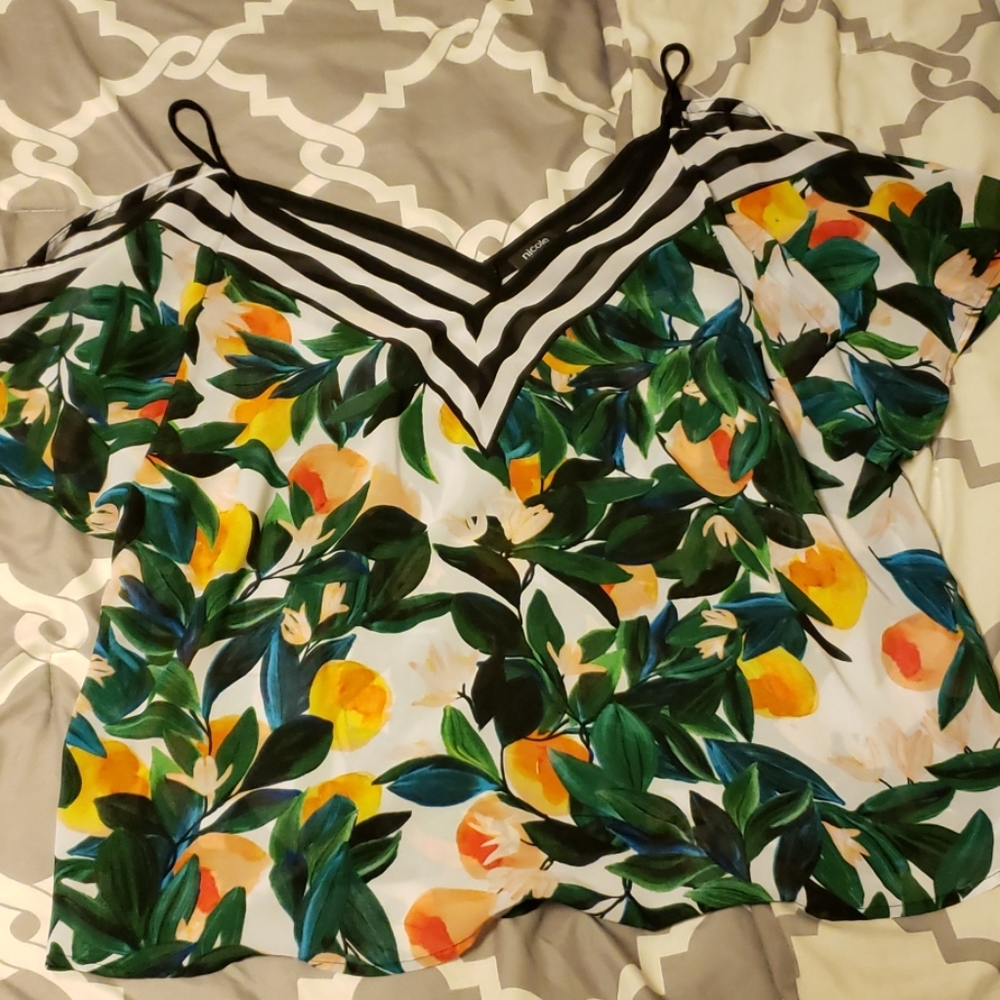 cold shoulder blouse